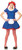 Rag Doll Raggedy Ann Blue Polka Dot Cute Fancy Dress Up Halloween Child Costume