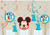 Mickey Mouse Fun To Be One Disney 1st Birthday Party Hanging Swirl Decorations