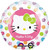 Hello Kitty Rainbow Dots Sanrio Cat Birthday Party Decoration 18" Mylar Balloon