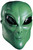 Green Alien Mask Outer Space Scary Fancy Dress Halloween Adult Costume Accessory