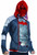 Red Hood Top Batman Arkham City Marvel Superhero Villain Halloween Adult Costume
