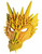 Yellow Dragon Mask Mythical Creature Fancy Dress Halloween Costume Accessory