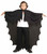 Full Length Fabric Black Vampire Cape Dress Up Halloween Child Costume Accessory