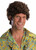 Tight Fro Wig Afro 70's Disco Fancy Dress Halloween Costume Accessory 2 COLORS