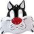 Sylvester Cat PVC Mask Looney Tunes Fancy Dress Up Halloween Costume Accessory