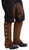 Steampunk Suede Spats Fancy Dress Up Halloween Adult Costume Accessory 2 COLORS