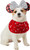 Minnie Mouse Holiday Set Disney Fancy Dress Up Christmas Pet Costume Accessory