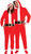 Santa Zipster Hooded Jumpsuit Suit Yourself Fancy Dress Christmas Adult Costume