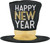 Happy New Year Oversized Top Hat Fancy Dress Up Adult Costume Accessory