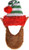 Elf Hat w/Ears & Beard Fancy Dress Up Christmas Holiday Adult Costume Accessory