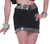Disco Skirt 70's Retro Sequin Fancy Dress Halloween Adult Costume Accessory