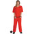 Incarcerated Woman Prisoner Orange Fancy Dress Up Halloween Adult Costume