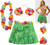 Hula Skirt Kit Luau Suit Yourself Fancy Dress Halloween Adult Costume Accessory