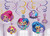 Shimmer & Shine Nick Jr Cartoon Kids Birthday Party Hanging Swirl Decorations