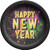 Countdown Glow Happy New Year Eve Theme Party Bulk 10" Paper Banquet Plates