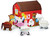 Farmhouse Fun Farm Barnyard Animals Birthday Party Decoration Centerpiece Kit