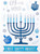 Hanukkah Festival Lights Jewish Holiday Party Vinyl Cling Window Decorations