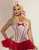 Naughty Nurse Bustier Top Fancy Dress Up Halloween Sexy Adult Costume Accessory