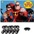 Incredibles 2 Disney Pixar Movie Kids Birthday Party Pin the Mask Game