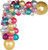Colorful Confetti Black Happy New Year Party Decoration Balloon Garland Kit