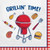 Chillin and Grillin Picnic BBQ Cookout Theme Party Bulk Paper Beverage Napkins