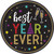 Bright NYE Happy New Year Year's Eve Holiday Party Bulk 7" Paper Dessert Plates