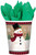 Winter Wonder Snowman Classic Christmas Holiday Party 9 oz. Paper Cups
