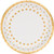 Sparkle & Shine Gold Wedding Anniversary Party 10.25" Paper Banquet Plates