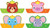 Cocomelon Baby Cute Kids Birthday Party Favor Paper Crowns