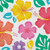 Summer Hibiscus Flower Tropical Beach Luau Theme Party Paper Luncheon Napkins