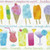 Summer Delights Ice Cream Cocktail Beach Luau Party Paper Luncheon Napkins