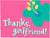 Flip Flop Fun Pink Summer Luau Beach Birthday Theme Party Thank You Notes Cards