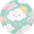 Sunshine Baby Shower Cloud Cute Baby Shower Party 9" Paper Dinner Plates