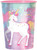 Enchanted Unicorn Fantasy Animal Kids Birthday Party Favor 16 oz. Plastic Cup