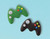 Level Up Video Game Gamer Kids Birthday Party Favor Erasers