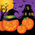 Pumpkin Haunts Halloween Party Luncheon Napkins