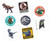 Jurassic World Into the Wild Dinosaur Birthday Party Favor Temporary Tattoos