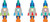 Blast Off Outer Space Rocket Kids Birthday Party Favor Horns Blowouts
