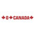 Oh Canada Flag Maple Leaf Holiday Theme Party Decoration Glitter Letter Banner