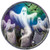 Mostly Ghostly Ghost Carnival Haunted House Halloween Party 7" Dessert Plates