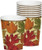 Autumn Medley Fall Leaves Thanksgiving Holiday Party 9 oz. Paper Cups