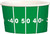 Football Super Bowl Pro Sports Banquet Party 9.5 oz. Paper Treat Cups