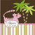 Queen of the Jungle Pink Brown Dots Stripes Baby Shower Party Luncheon Napkins