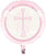 Divinity Pink Cross Christian Religious Theme Party Decoration 18" Mylar Balloon