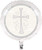 Divinity Silver Cross Religious Theme Party Decoration 18" Foil Mylar Balloon