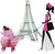 Party in Paris France Eiffel Tower Theme Birthday Party Decoration Centerpiece