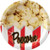 Popcorn Movie Night Prom Award Hollywood Party 7" Paper Dessert Plates