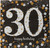 Sparkling Celebration Over the Hill 30th Birthday Party Paper Luncheon Napkins