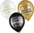 Better with Age Over the Hill Gold Birthday Party Decoration Latex Balloons