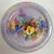 Paintbox Pansies Pansy Floral Garden Bridal Wedding Party 7" Dessert Plates